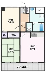 サンシェール千里の物件間取画像